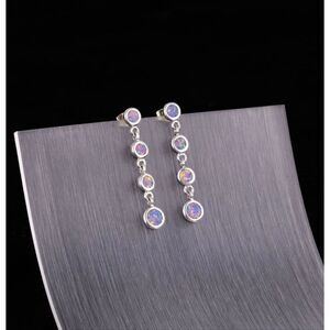 Lavender Opal Earrings